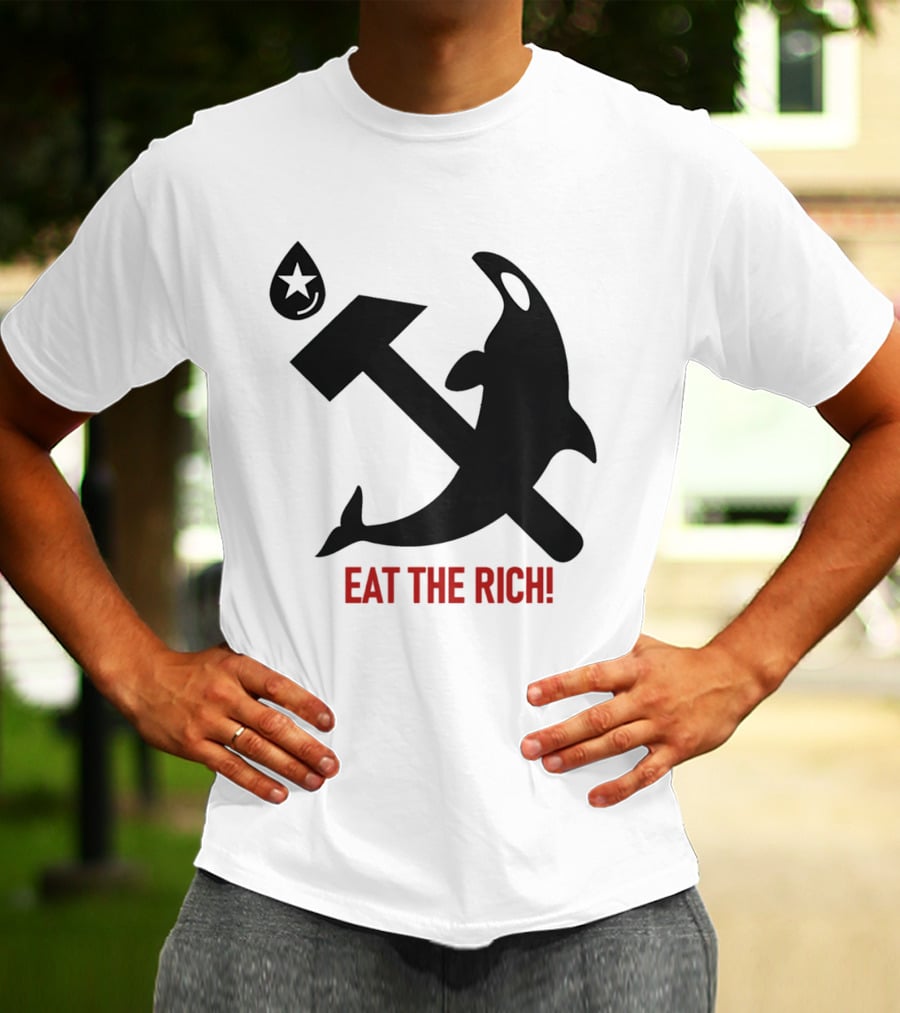 Eat The Rich Orca Hammer Star T-Shirt