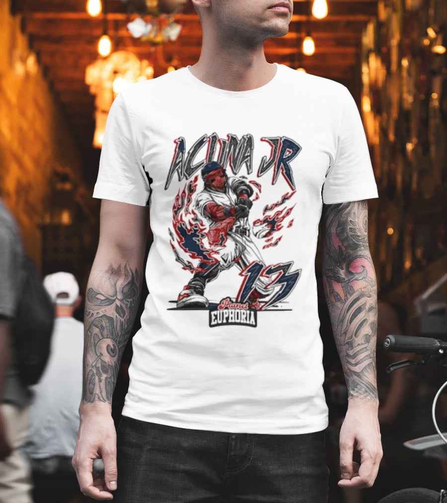 Acuna Jr 13 Euphoria Atlanta Braves T-Shirt