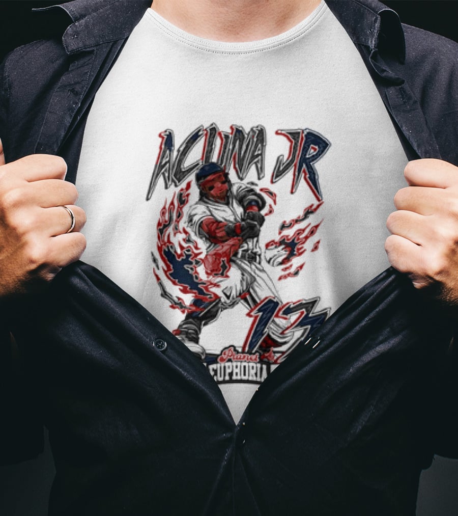 Acuna Jr 13 Euphoria Atlanta Braves T-Shirt