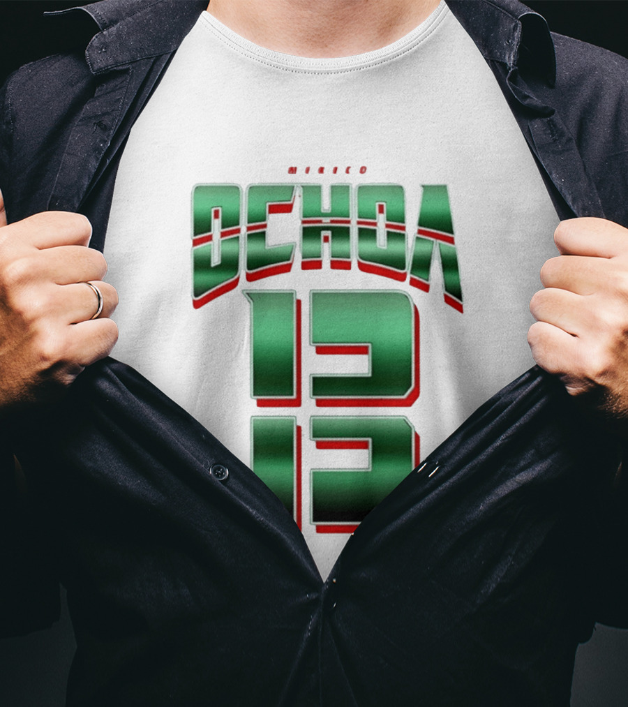 Guillermo Ochoa Mexico Jersey Ochoa 13 El Tri Number T-Shirt