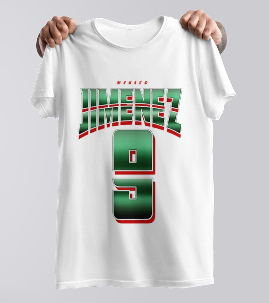 Mexico Jimenez 9 El Tri Number Name T-Shirt