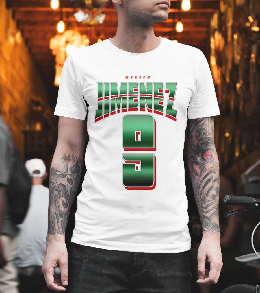 Mexico Jimenez 9 El Tri Number Name T-Shirt
