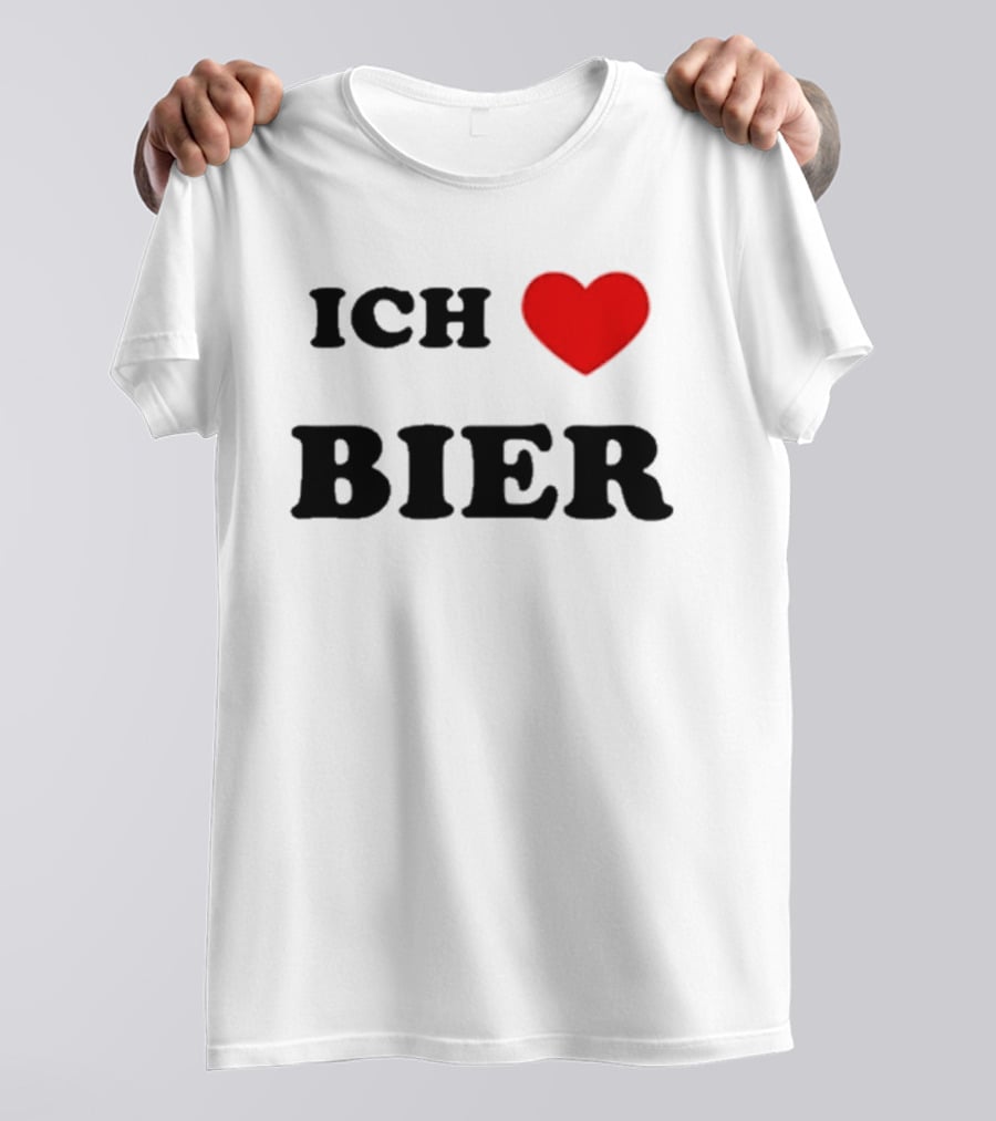 Ich Love Bier Heart Germany T-Shirt