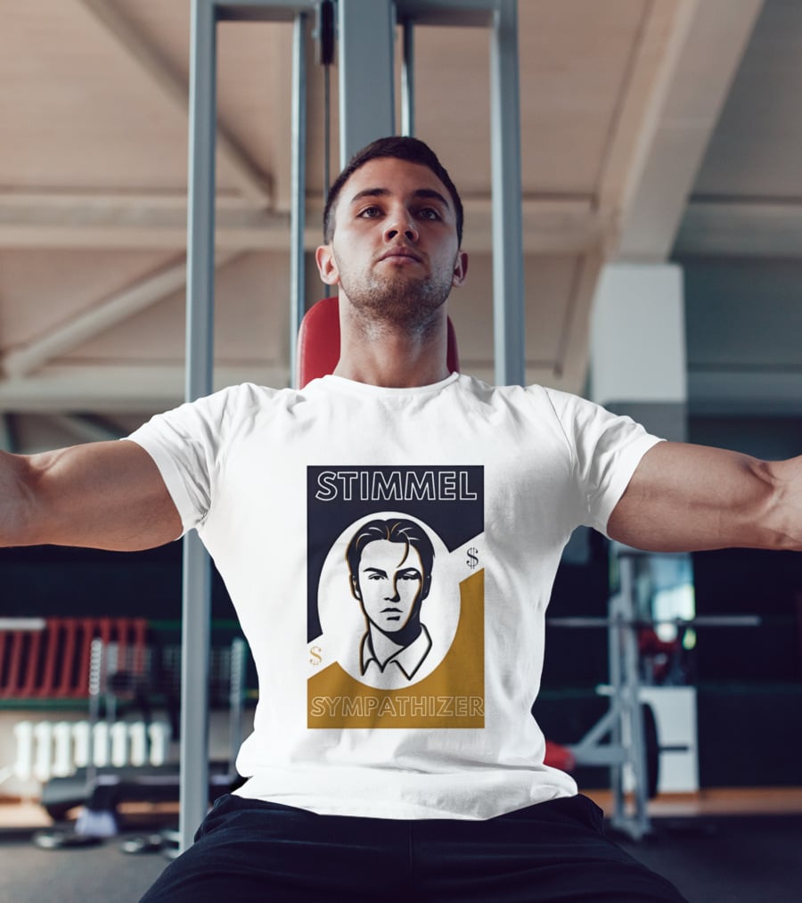 Stimmel Sympathizer Face Art With Dollar T-Shirt