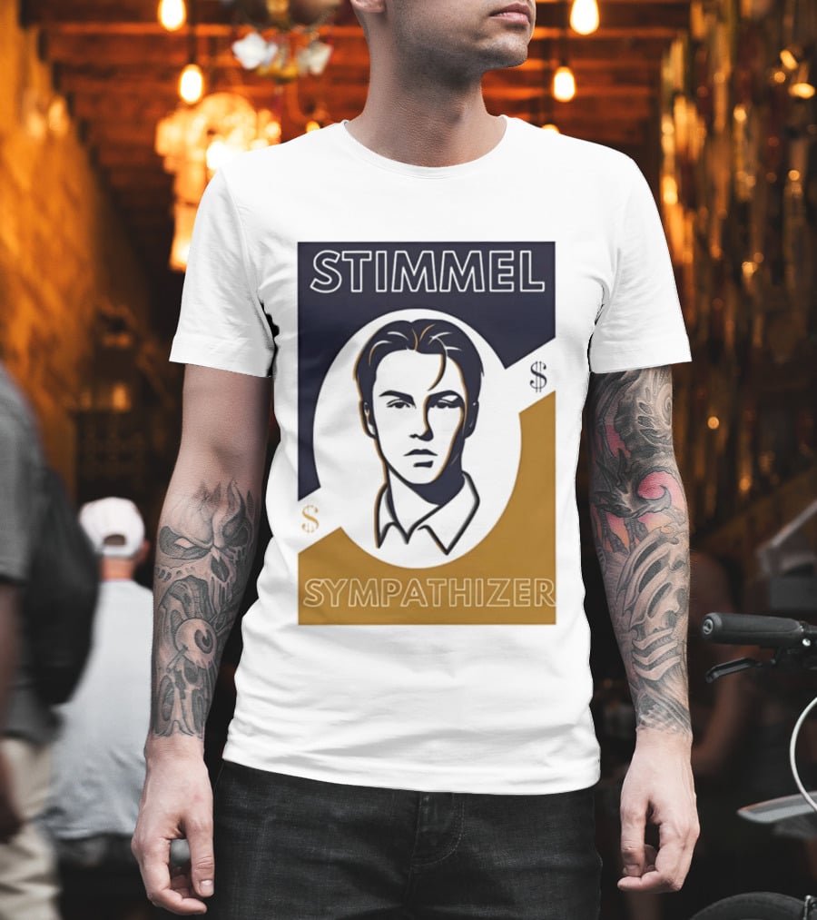 Stimmel Sympathizer Face Art With Dollar T-Shirt