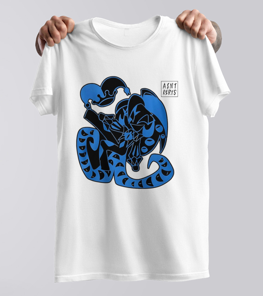 Shadow Milk Cookie Run A4NT Peeking Jester Snake T-Shirt