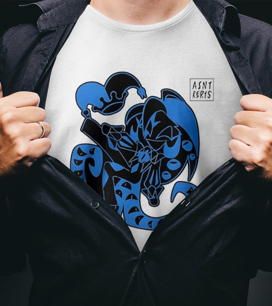 Shadow Milk Cookie Run A4NT Peeking Jester Snake T-Shirt