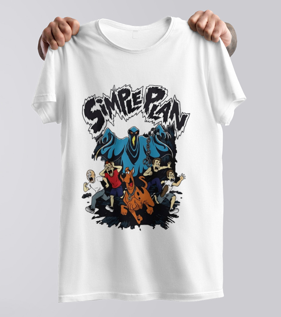 Simple Plan Scooby Doo The Bigger Than You Think Tour 2026 T-Shirt