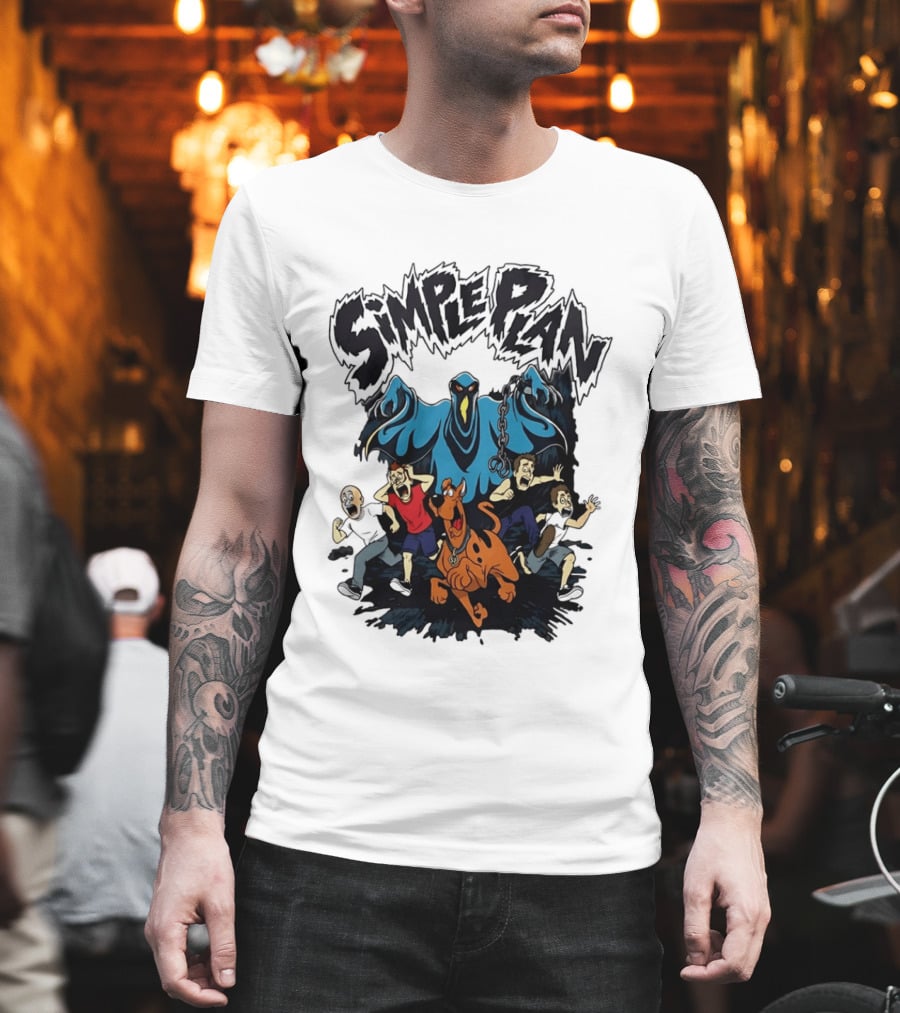 Simple Plan Scooby Doo The Bigger Than You Think Tour 2026 T-Shirt