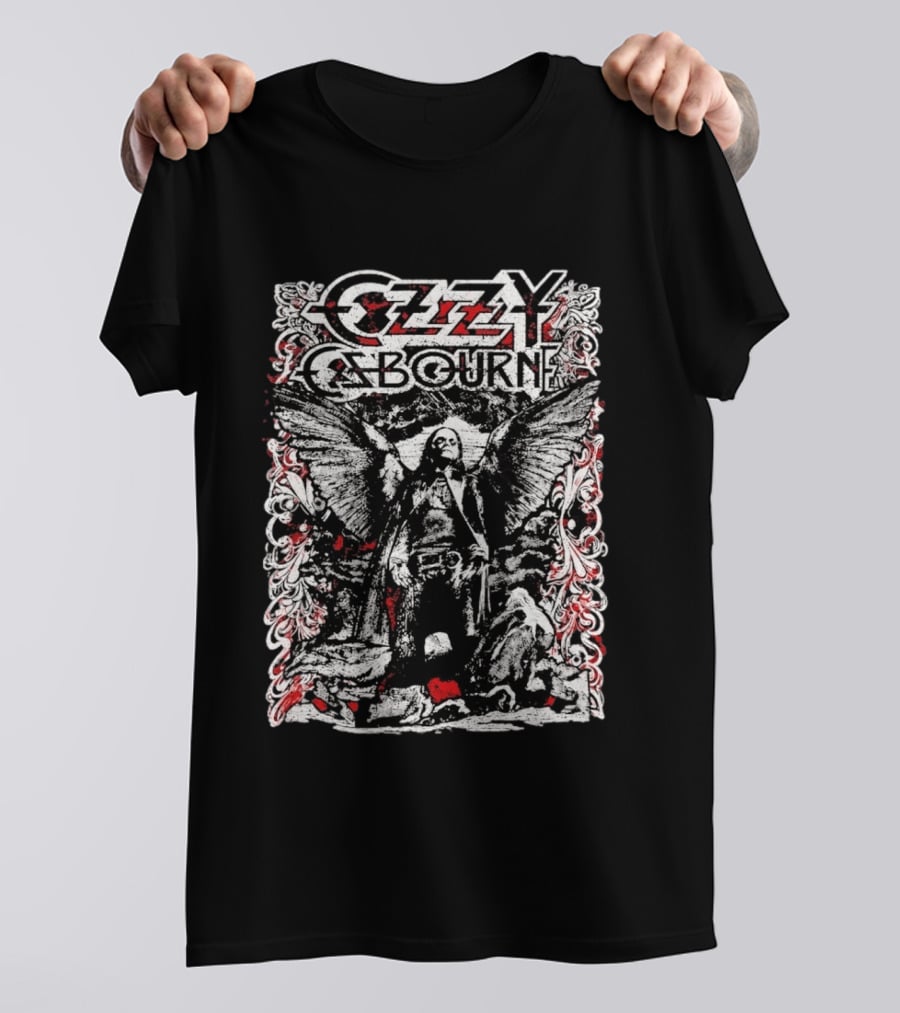 Ozzy Osbourne 2026 Prince Of Darkness Angel Wings T-Shirt