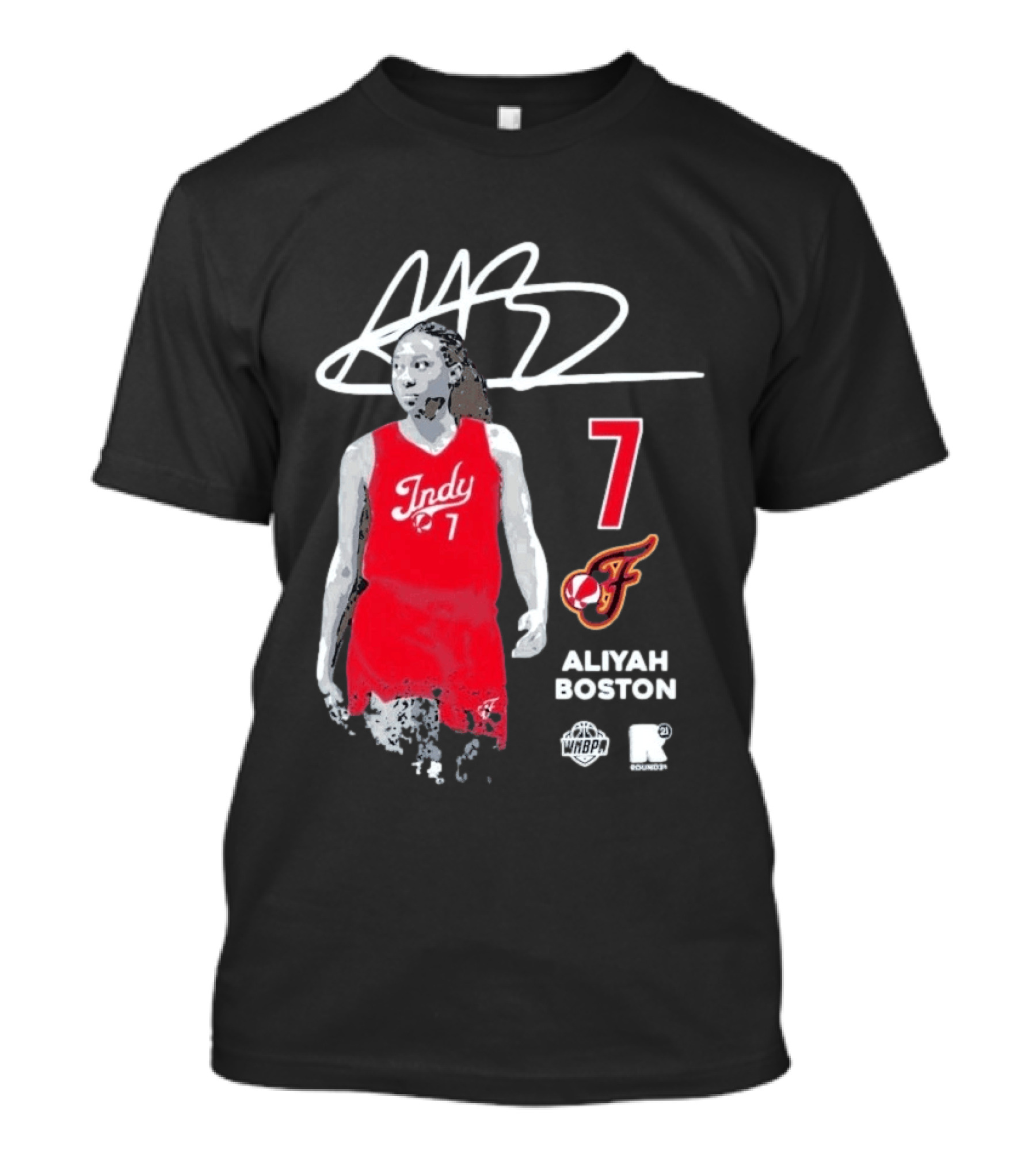 Aliyah Boston Indy 7 Indiana Fever WNBPA T-Shirt