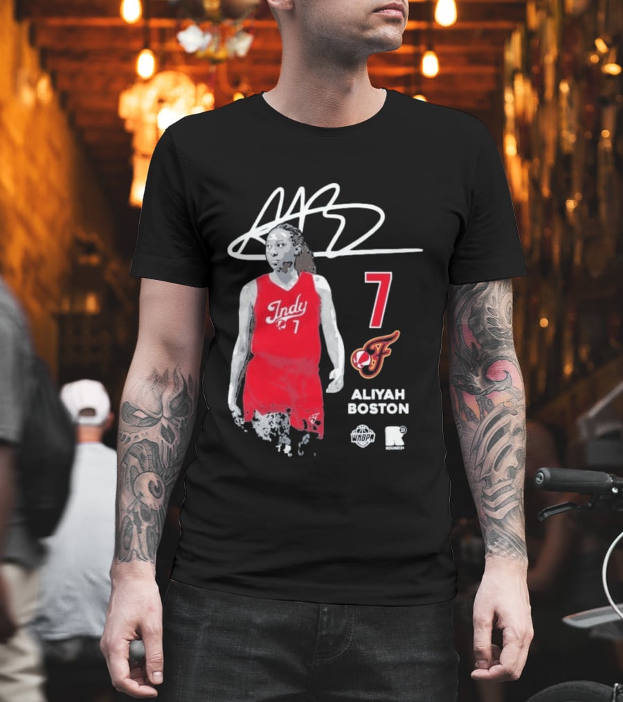 Aliyah Boston Indy 7 Indiana Fever WNBPA T-Shirt