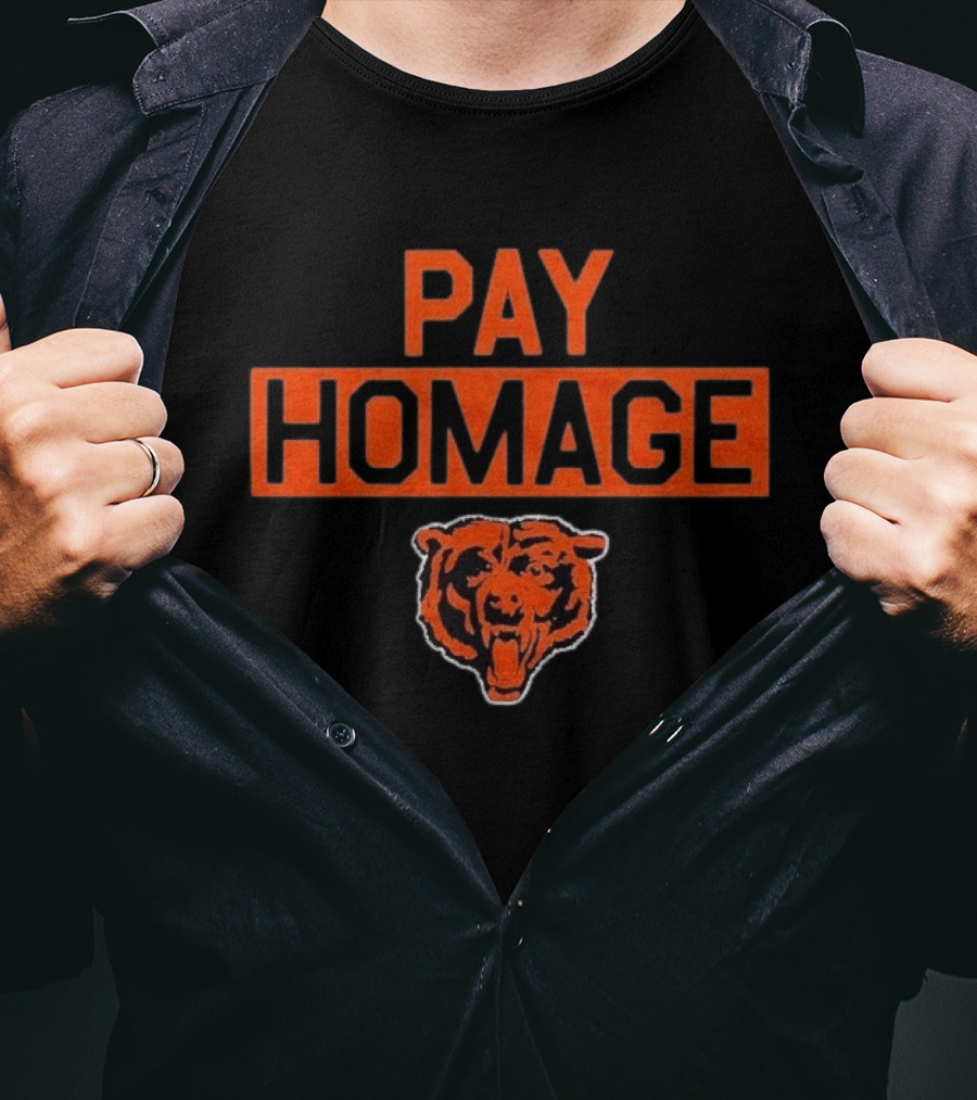 Chicago Bears Pay Homage Bear T-Shirt