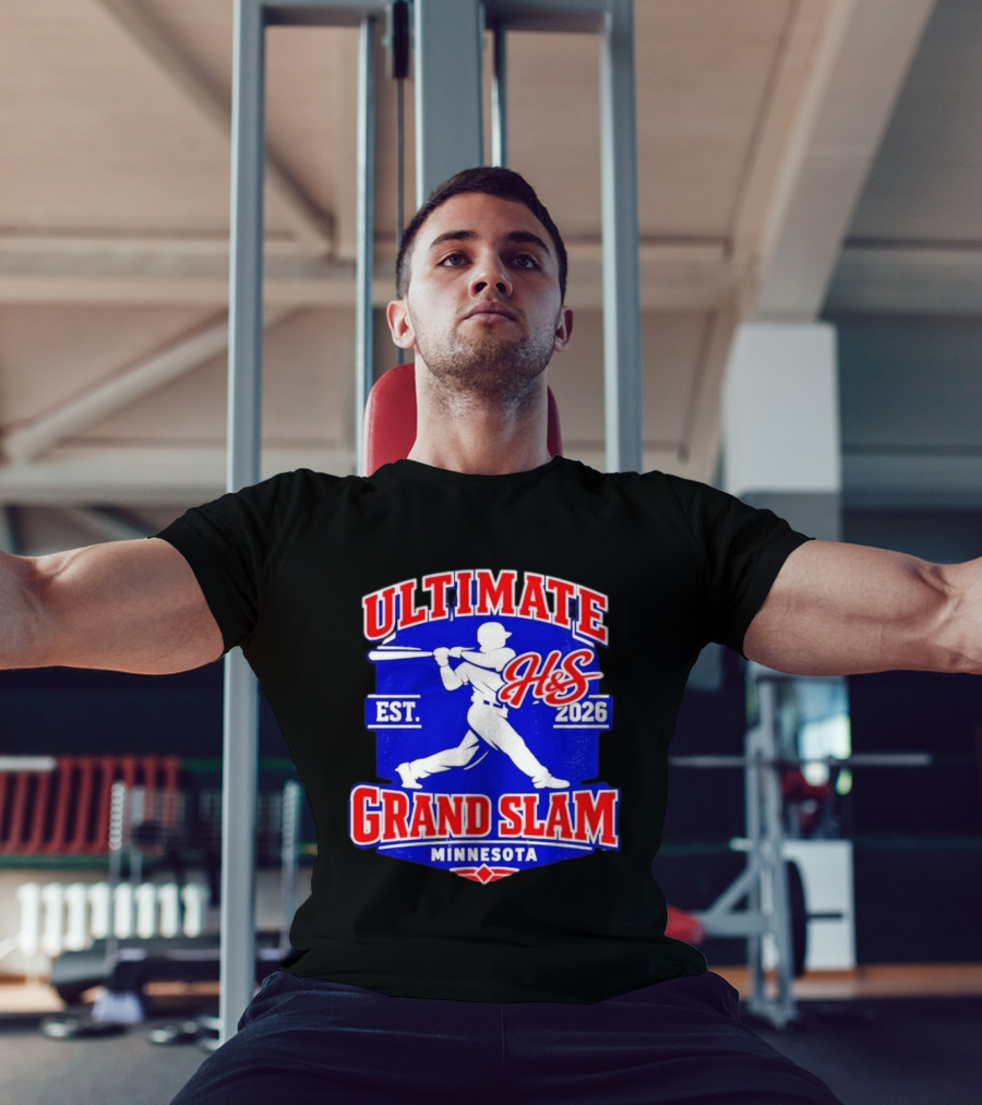 Ultimate H&S Grand Slam Baseball Minnesota Est 2026 T-Shirt