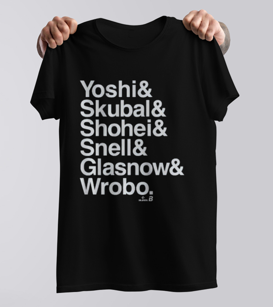 Yoshi Skubal Shohei Snell Glasnow Wrobo Ampersand List T-Shirt