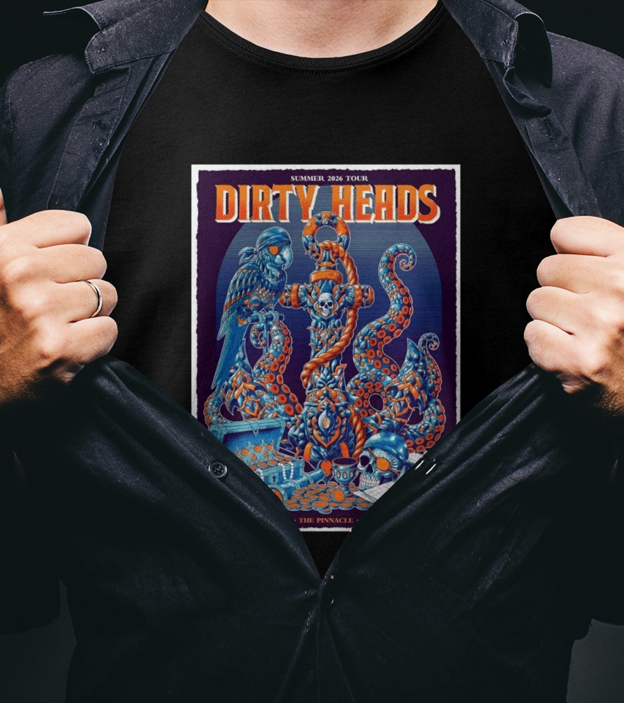 Summer 2026 Tour Dirty Heads August 1 2026 The Pinnacle Nashville Tn T-Shirt