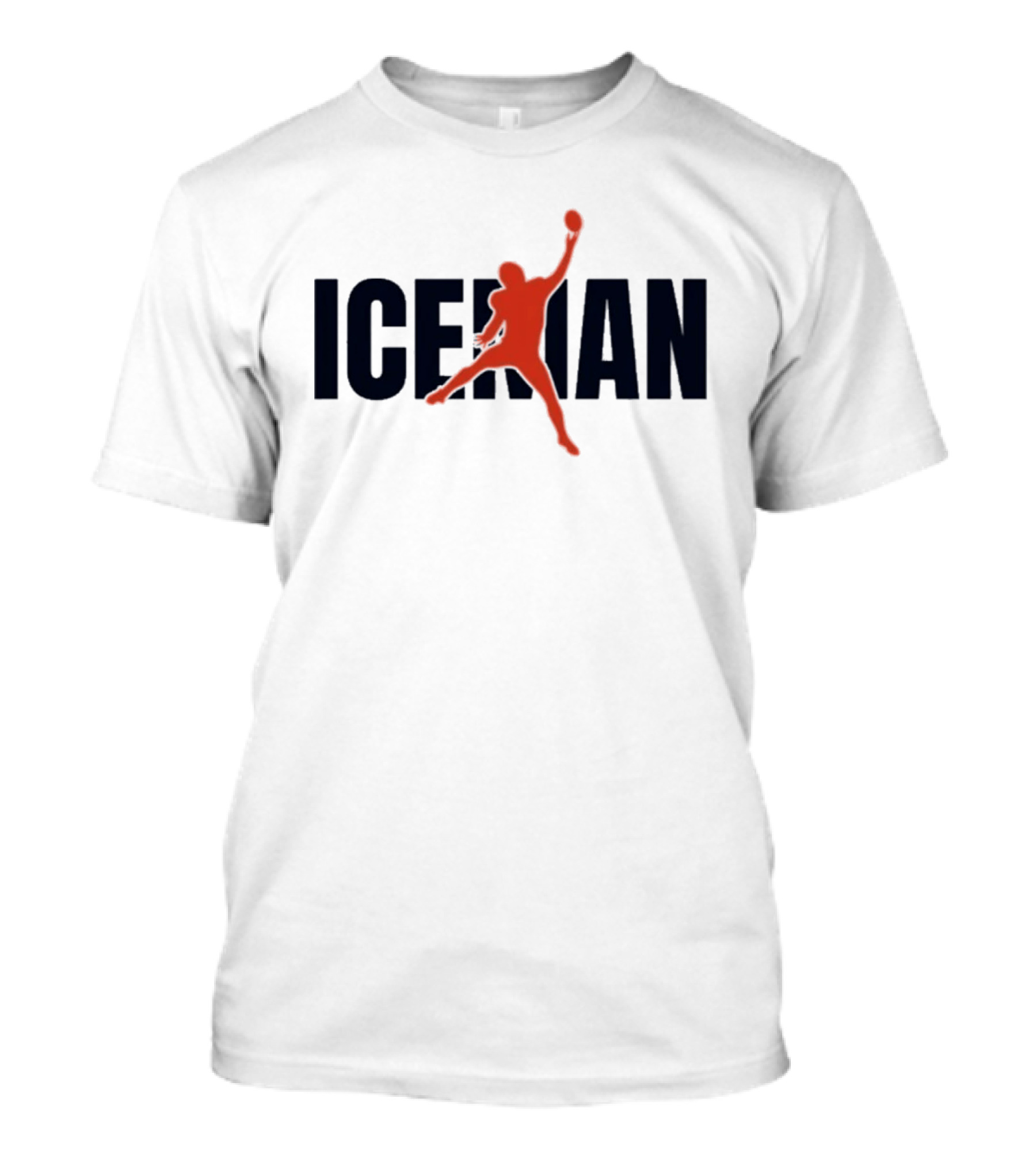 ICEMAN Basketball Silhouette Jumping Pose T-Shirt