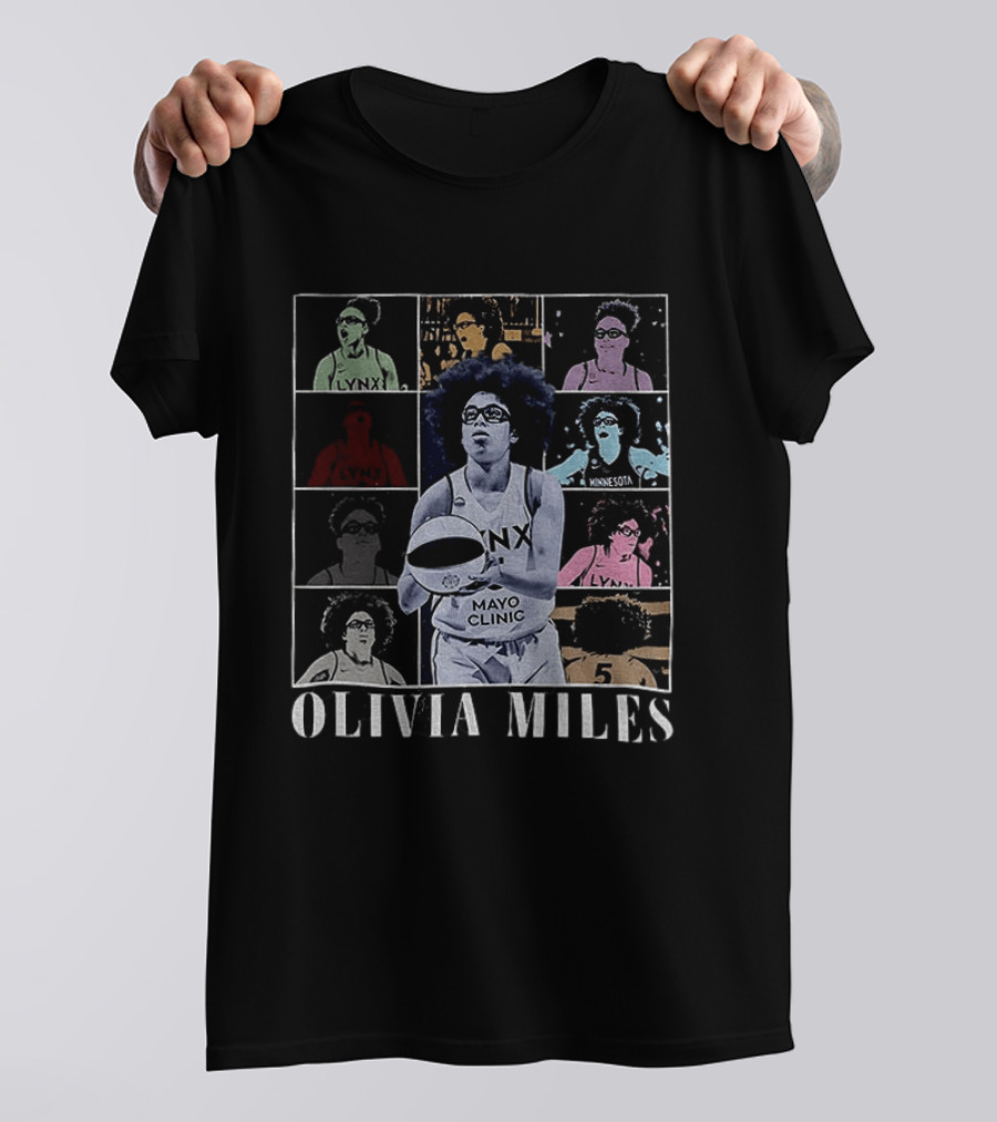 Olivia Miles Minnesota Lynx WNBA Mayo Clinic Basketball The Eras Tour T-Shirt