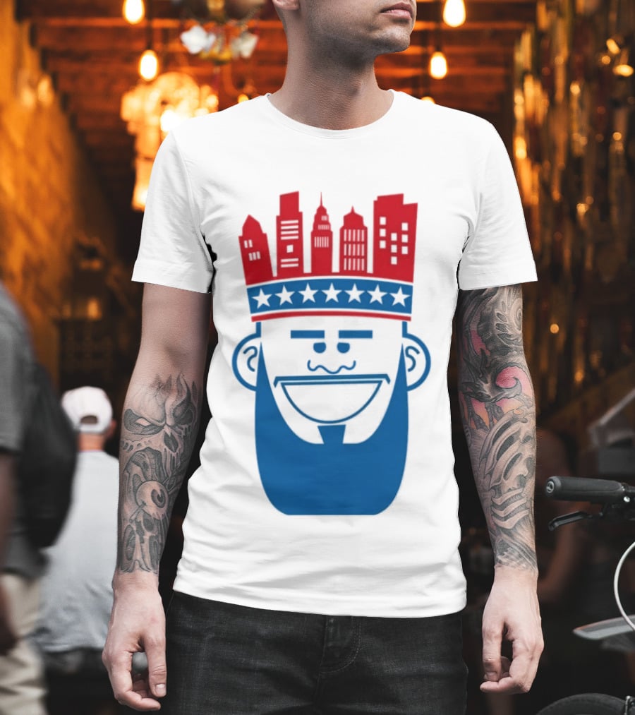 Lebron James Philadelphia 76ers Philly King Skyline Crown T-Shirt