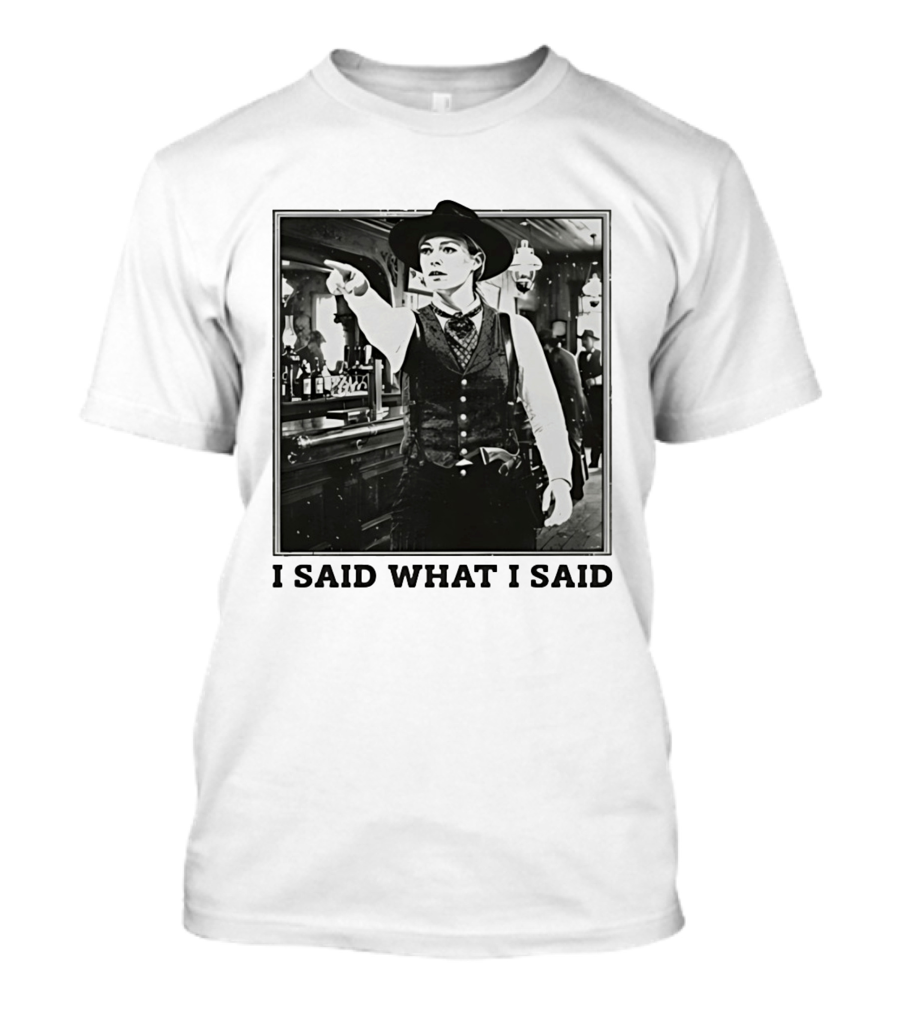 Sophie Cunningham Cowgirl I Said What I Said Indiana Fever T-Shirt