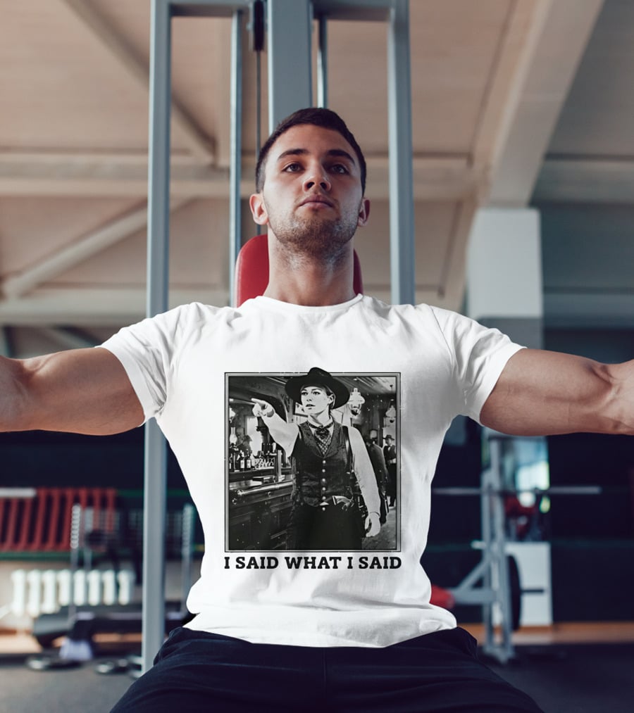 Sophie Cunningham Cowgirl I Said What I Said Indiana Fever T-Shirt