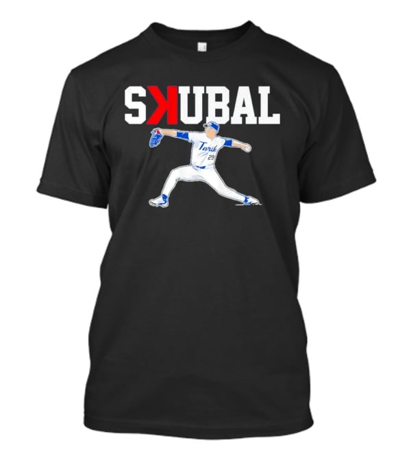 Tarik Skubal Pitching Pose Los Angeles Dodgers T-Shirt