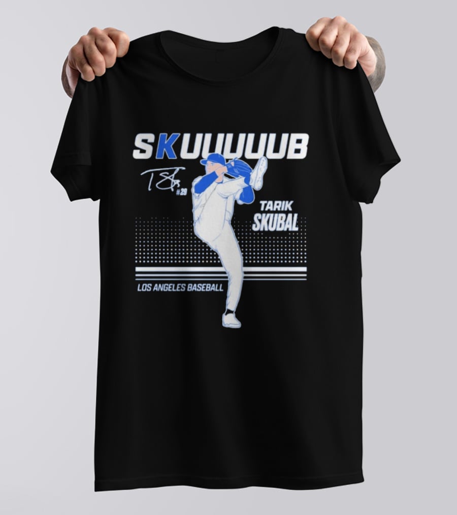 SKUUUUUB Tarik Skubal Los Angeles Baseball #29 T-Shirt