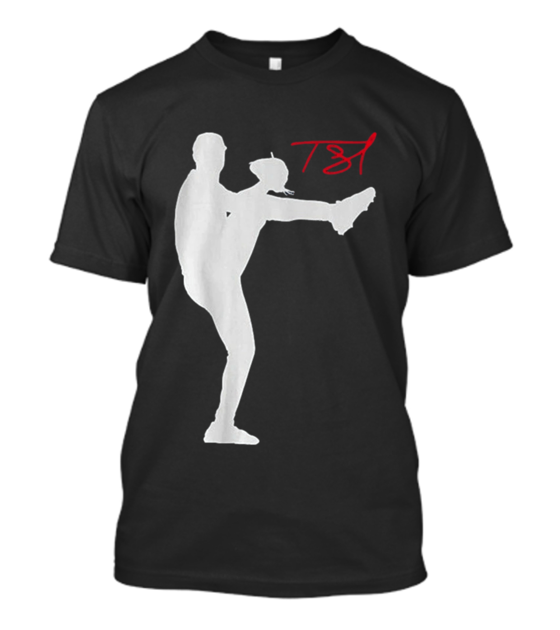 T61 Tarik Skubal Pitching Pose Los Angeles T-Shirt