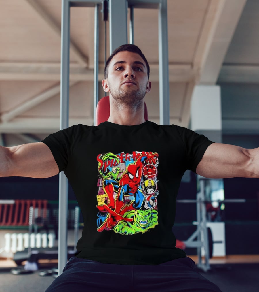 Spider Man Marvel Hulk Punisher Scorpion Ninja Brand New Day T-Shirt