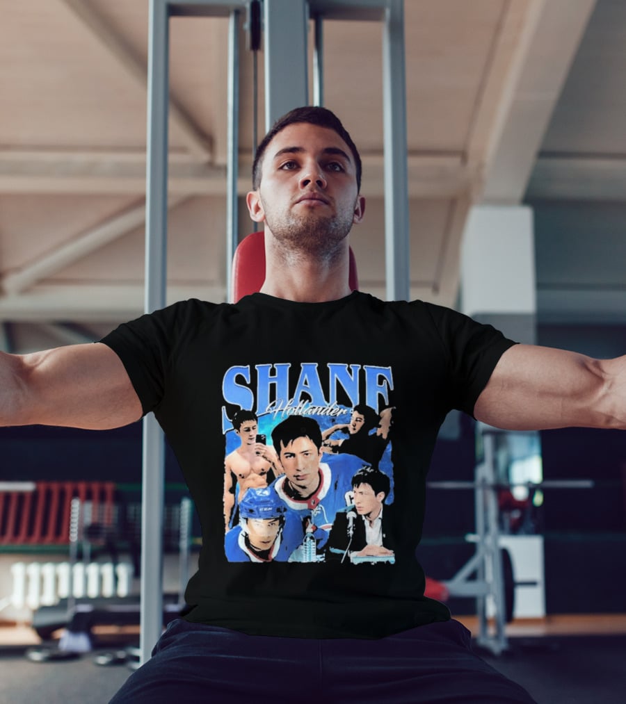 Shane Hollander Hockey Player Collage Hudson Williams T-Shirt