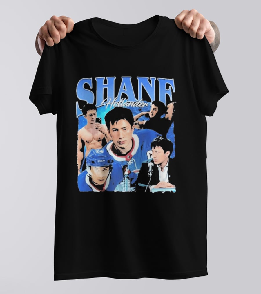 Shane Hollander Hockey Player Collage Hudson Williams T-Shirt