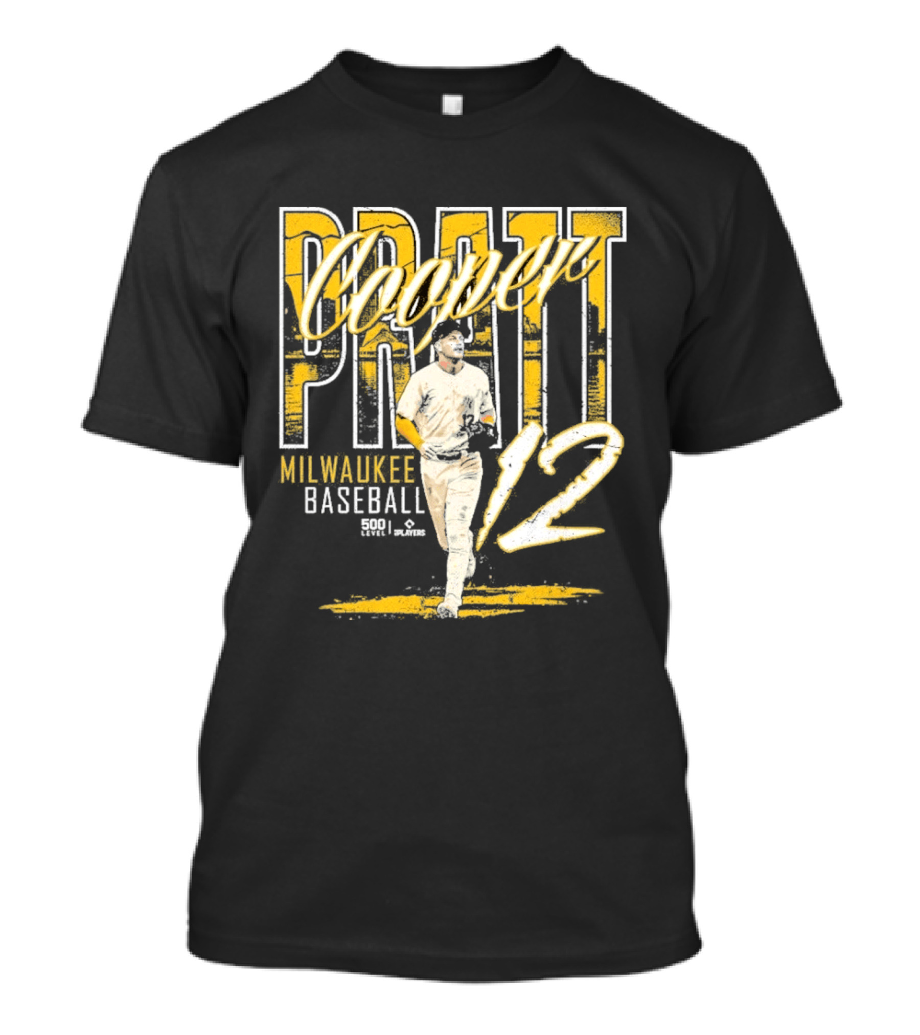 Cooper Pratt Milwaukee Baseball 12 Player Name T-Shirt