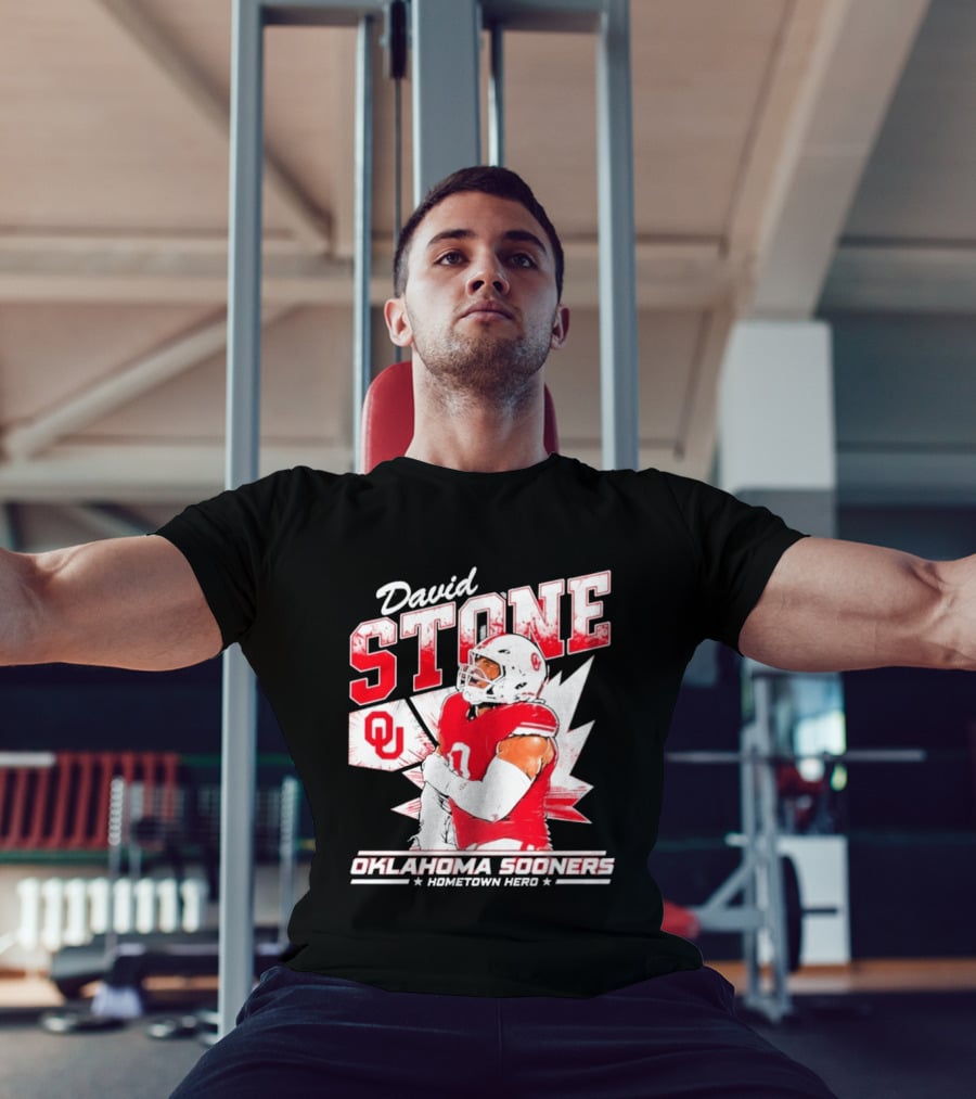 David Stone Oklahoma Sooners Hometown Hero OU Football Star T-Shirt