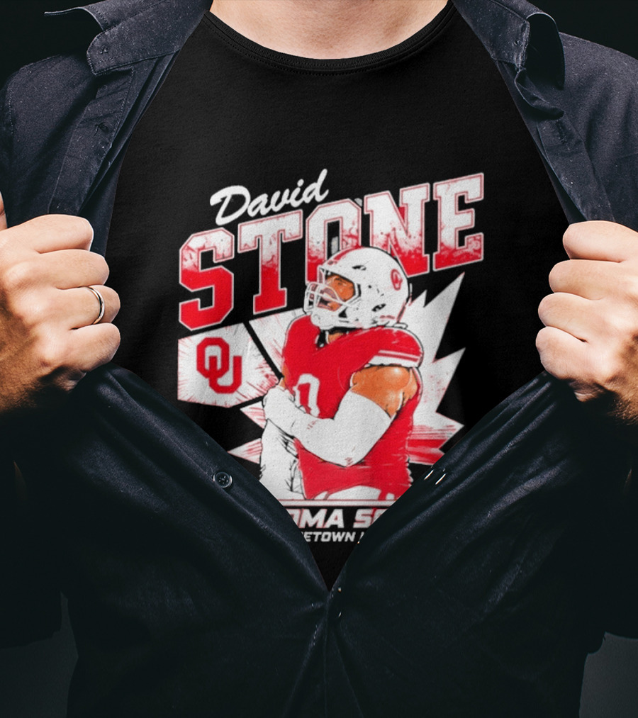 David Stone Oklahoma Sooners Hometown Hero OU Football Star T-Shirt