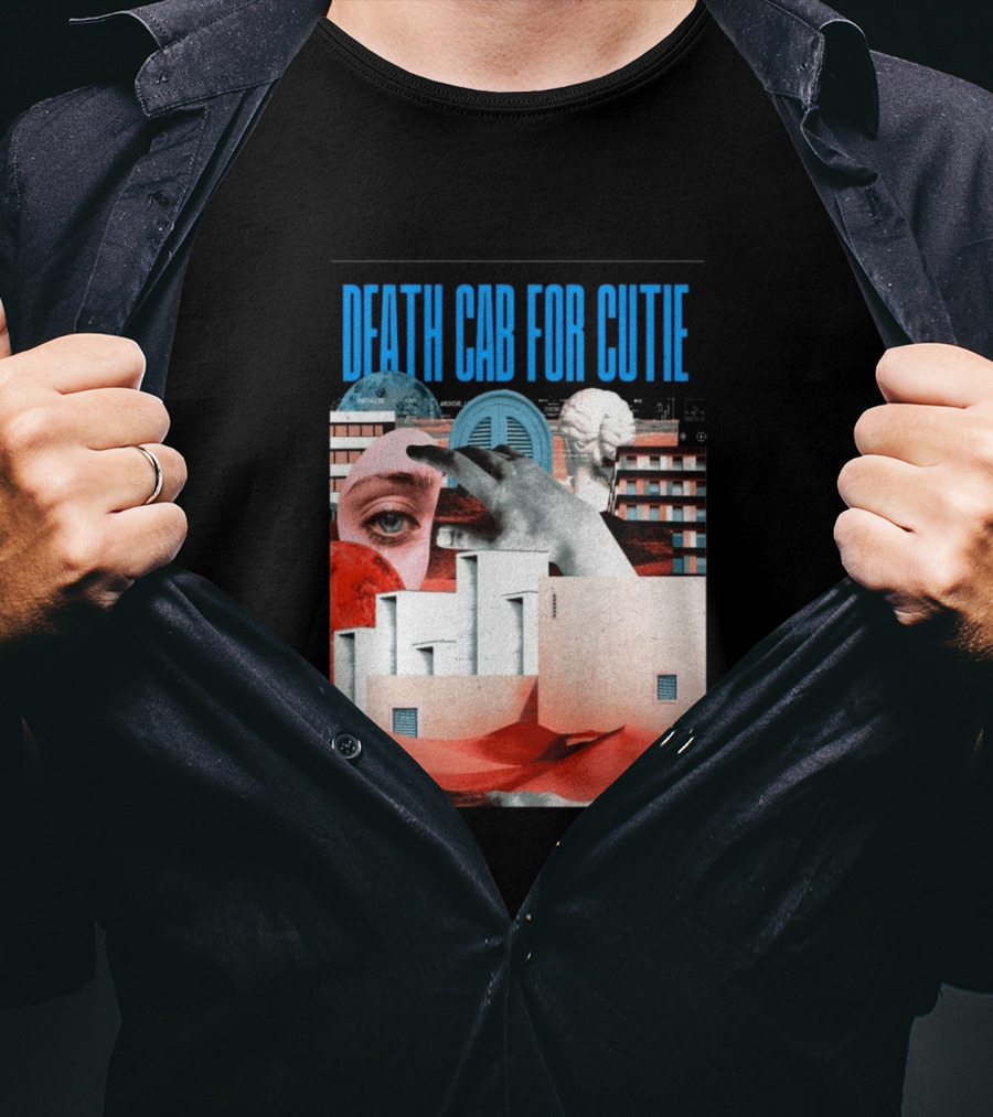 Death Cab For Cutie August 03 2026 Los Angeles The Greek Theatre Collage T-Shirt