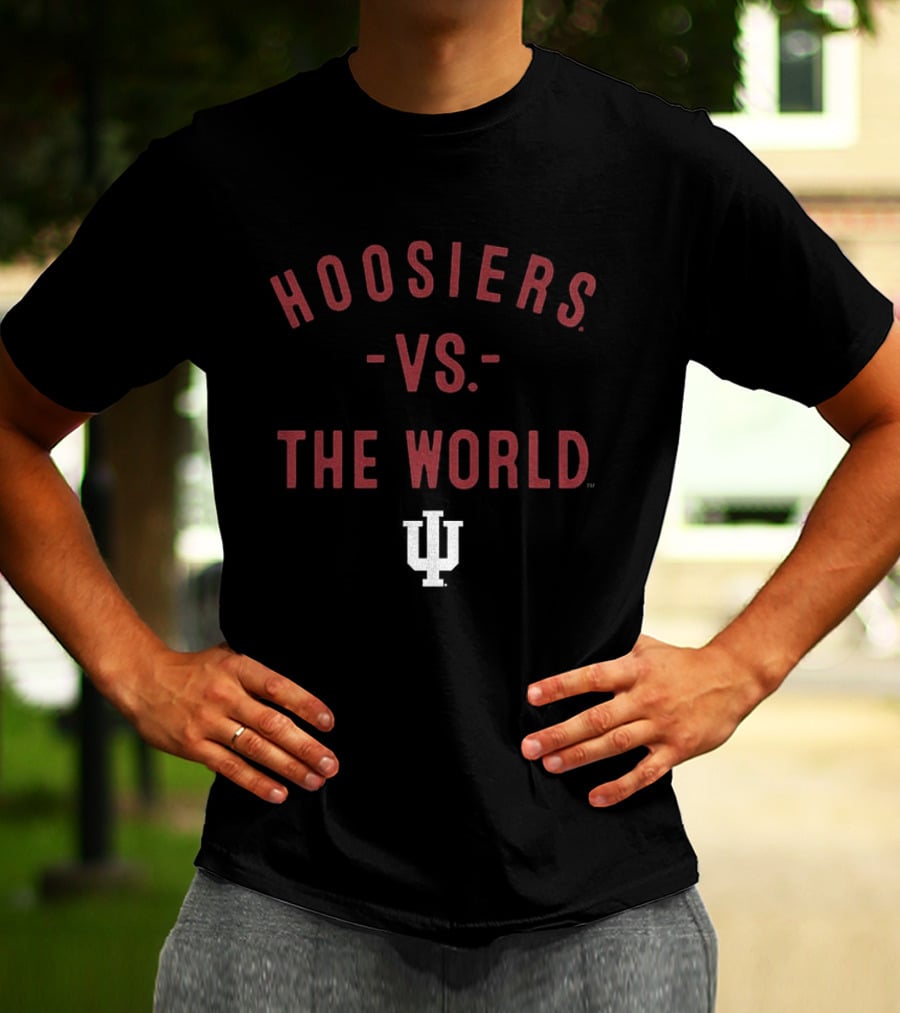 Indiana Hoosiers Vs The World 2026 Football IU T-Shirt