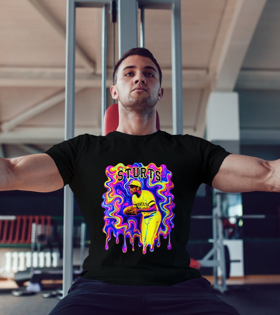 Pirates Dock Ellis Psychedelic Sturts Baseball Pitcher T-Shirt