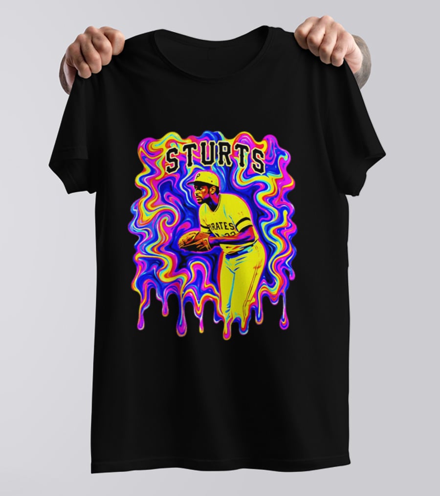 Pirates Dock Ellis Psychedelic Sturts Baseball Pitcher T-Shirt