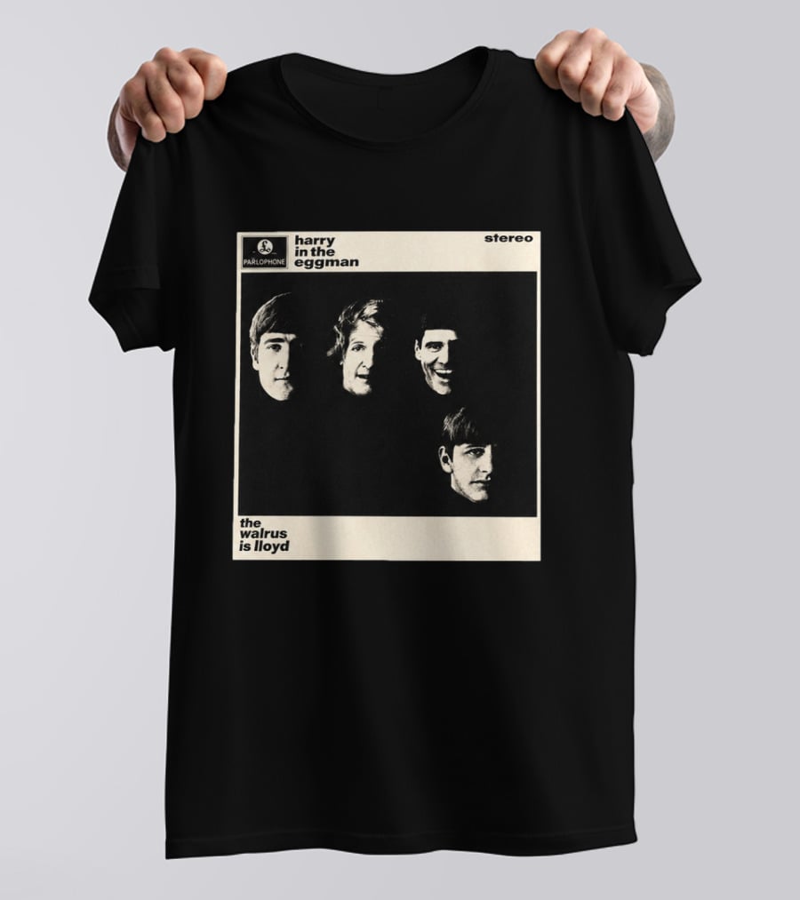 Parlophone Harry In The Eggman The Walrus Is Lloyd Stereo T-Shirt
