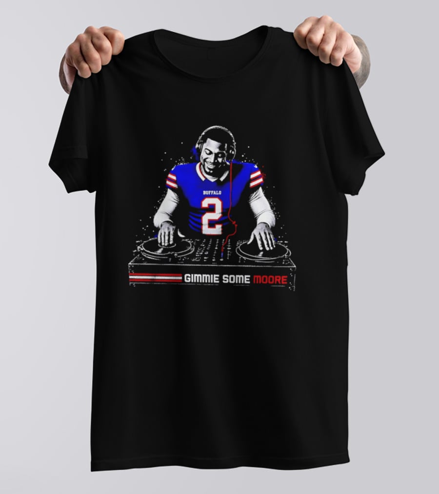Buffalo Bills Player DJ Gimmie Some Moore Football Jersey T-Shirt