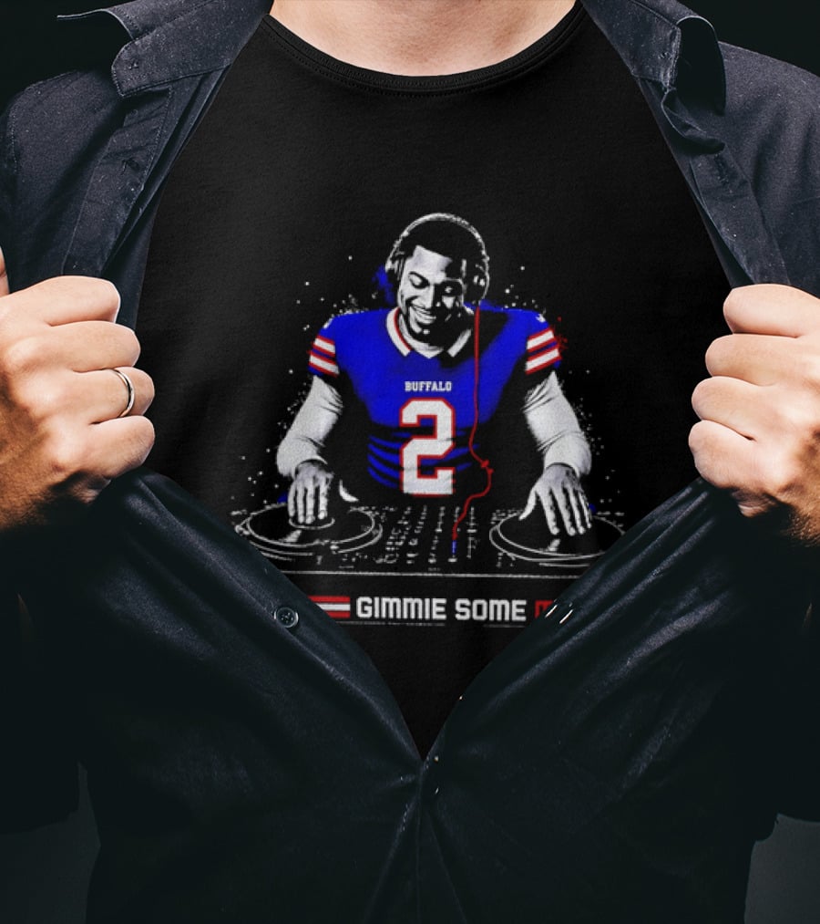 Buffalo Bills Player DJ Gimmie Some Moore Football Jersey T-Shirt