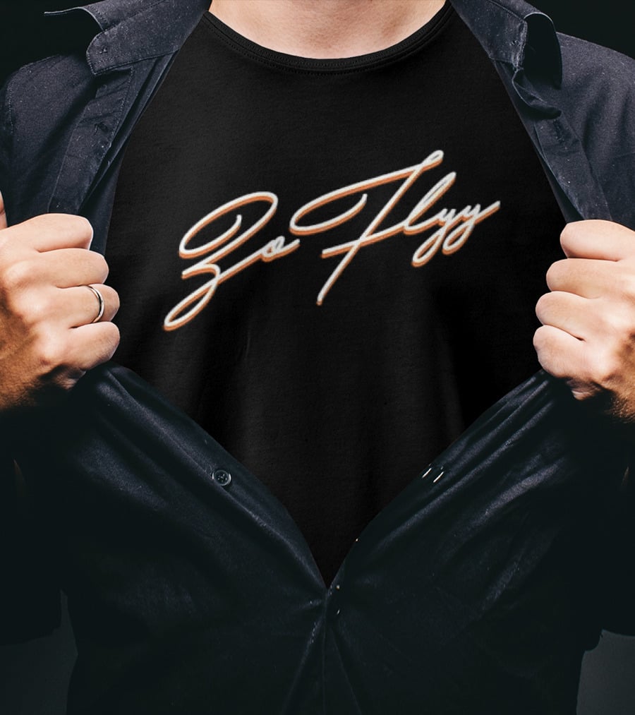 Go Flyy Script Bold Cursive T-Shirt