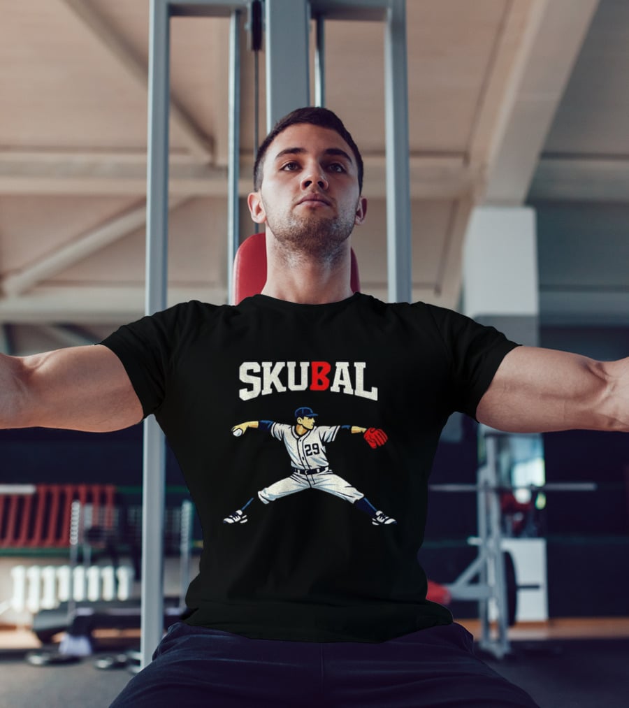 Tarik Skubal 29 Baseball Pitcher Pose MLB Action T-Shirt