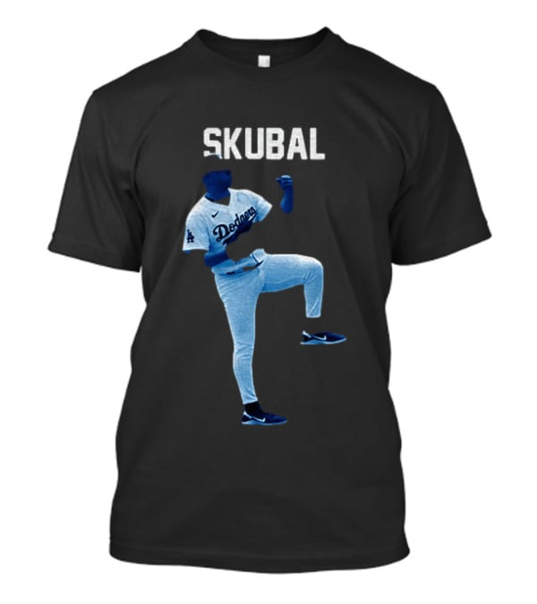 Los Angeles Dodgers Tarik Skubal 29 MLB Baseball 2026 Gradient T-Shirt