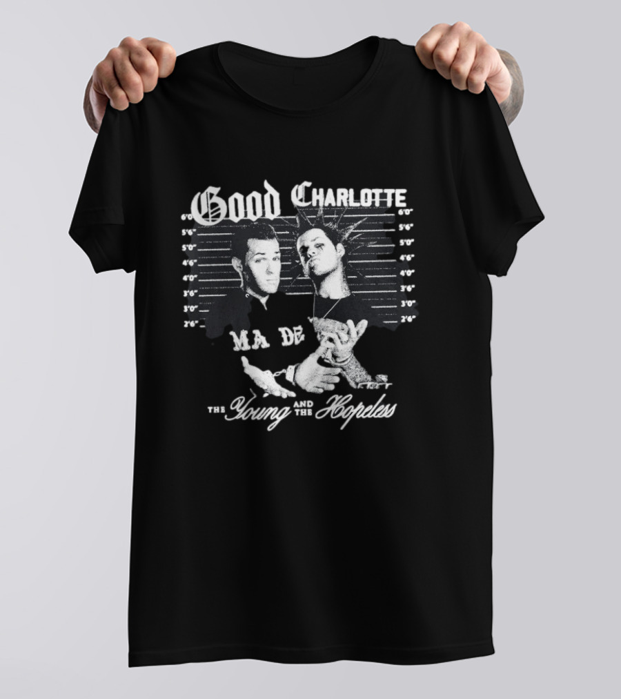 Good Charlotte The Young And The Hopeless Old School Shot MA DO T-Shirt