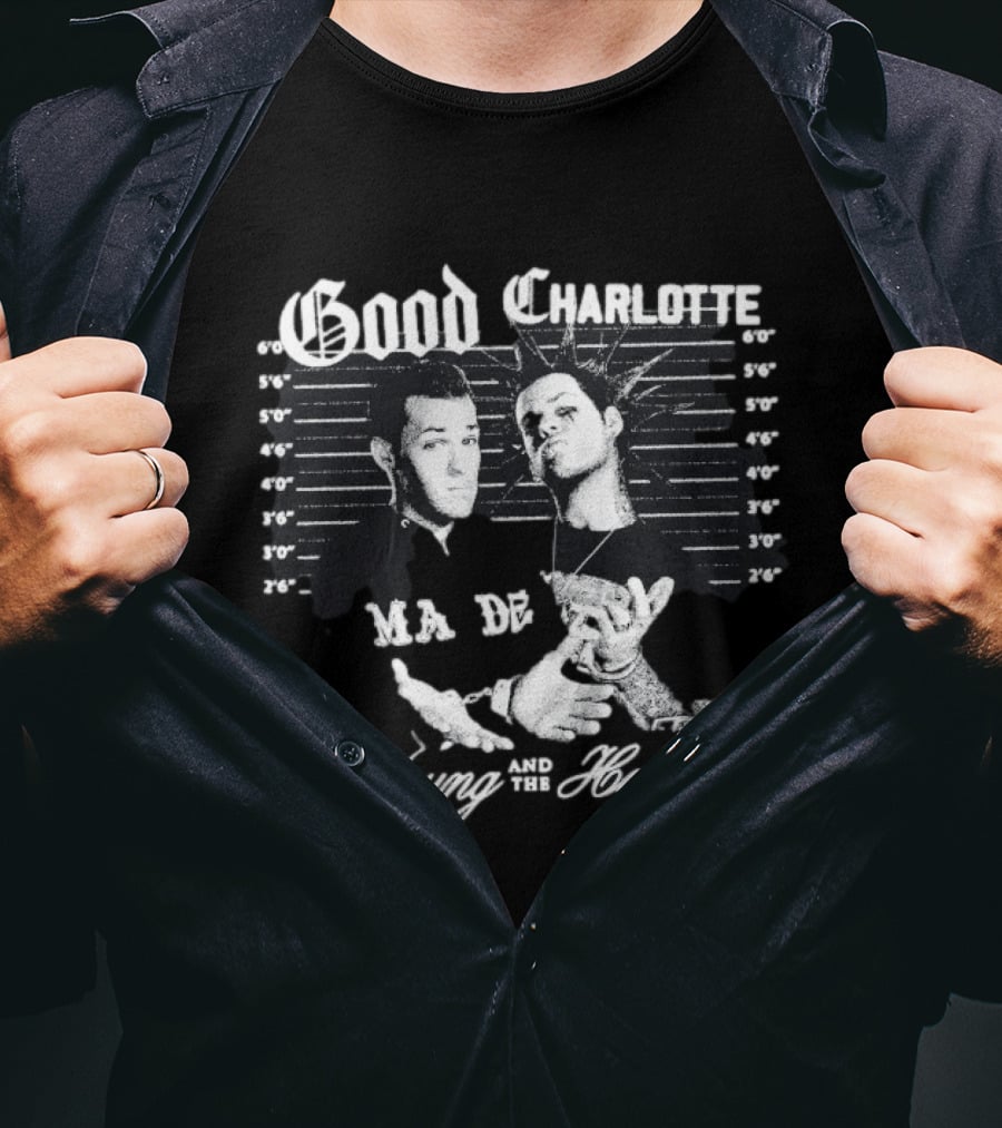 Good Charlotte The Young And The Hopeless Old School Shot MA DO T-Shirt