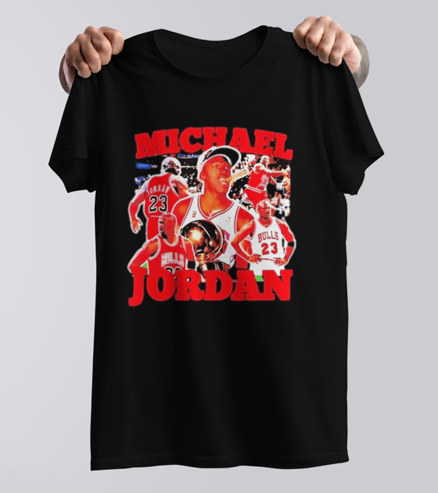 Michael Jordan Chicago Bulls 23 Basketball Legend NBA Champion T-Shirt