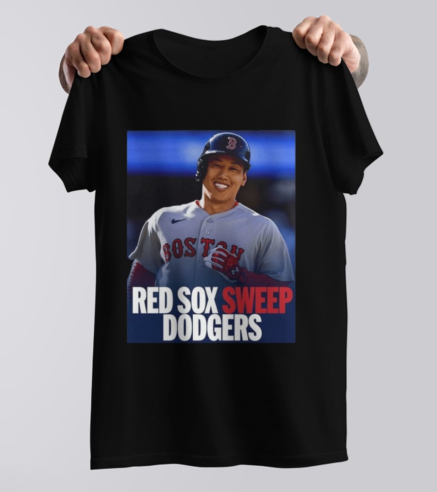 Boston Red Sox Sweep Dodgers Victory Celebration 2026 T-Shirt