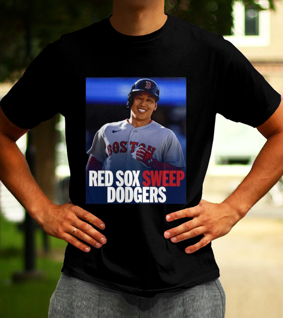 Boston Red Sox Sweep Dodgers Victory Celebration 2026 T-Shirt