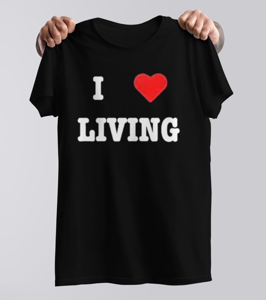 Mxdvs I Love Living Heart T-Shirt